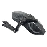 Maxbell Carbon Fiber Motorcycle Rear Wheel Fender Mudflap for Niu Technologies 2nd Generation Black