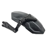 Maxbell Carbon Fiber Motorcycle Rear Wheel Fender Mudflap for Niu Technologies 2nd Generation Black