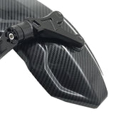 Maxbell Carbon Fiber Motorcycle Rear Wheel Fender Mudflap for Niu Technologies 2nd Generation Black