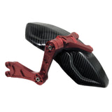 Maxbell Carbon Fiber Motorcycle Rear Wheel Fender Mudflap for Niu Technologies 2nd gens red