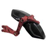 Maxbell Carbon Fiber Motorcycle Rear Wheel Fender Mudflap for Niu Technologies 2nd gens red