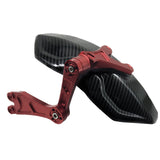 Maxbell Carbon Fiber Motorcycle Rear Wheel Fender Mudflap for Niu Technologies 2nd gens red