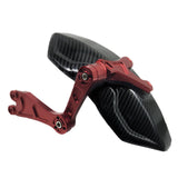 Maxbell Carbon Fiber Motorcycle Rear Wheel Fender Mudflap for Niu Technologies 2nd gens red