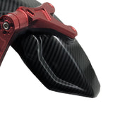Maxbell Carbon Fiber Motorcycle Rear Wheel Fender Mudflap for Niu Technologies 2nd gens red