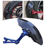 Maxbell Carbon Fiber Motorcycle Rear Wheel Fender Mudflap for Niu Technologies 1st Generation Blue