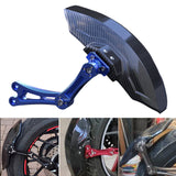 Maxbell Carbon Fiber Motorcycle Rear Wheel Fender Mudflap for Niu Technologies 1st Generation Blue