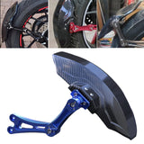 Maxbell Carbon Fiber Motorcycle Rear Wheel Fender Mudflap for Niu Technologies 1st Generation Blue