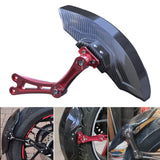 Maxbell Carbon Fiber Motorcycle Rear Wheel Fender Mudflap for Niu Technologies 1st gens red
