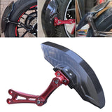 Maxbell Carbon Fiber Motorcycle Rear Wheel Fender Mudflap for Niu Technologies 1st gens red