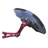 Maxbell Carbon Fiber Motorcycle Rear Wheel Fender Mudflap for Niu Technologies 1st gens red