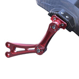 Maxbell Carbon Fiber Motorcycle Rear Wheel Fender Mudflap for Niu Technologies 1st gens red