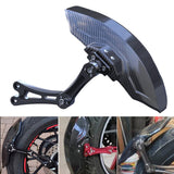 Maxbell Carbon Fiber Motorcycle Rear Wheel Fender Mudflap for Niu Technologies 1st Generation Black