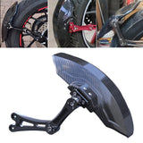 Maxbell Carbon Fiber Motorcycle Rear Wheel Fender Mudflap for Niu Technologies 1st Generation Black