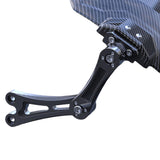 Maxbell Carbon Fiber Motorcycle Rear Wheel Fender Mudflap for Niu Technologies 1st Generation Black