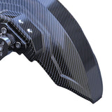 Maxbell Carbon Fiber Motorcycle Rear Wheel Fender Mudflap for Niu Technologies 1st Generation Black