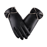 Maxbell Winter Leather Gloves Touchscreen Thermal for Women Outdoor Sport