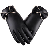 Maxbell Winter Leather Gloves Touchscreen Thermal for Women Outdoor Sport
