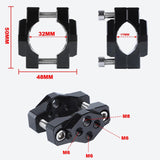 Maxbell Pressure Code Stent Bumper Clamp Decoration Motorcycle Headlight Mount