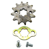 Maxbell Front Engine Sprocket 428 17mm 12T Repair Set for Motorcycle Bike