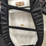Maxbell Anti Slip Motorcycle Seat Cover Dustproof Black for Scooter