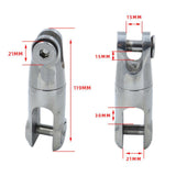 Maxbell Boat Anchor Swivel Connector Hardware Accessories for Kayak Yacht 119mm