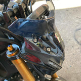Maxbell Motorcycle Windshield Motorbike Wind Deflector for Yamaha FZ09 Black
