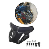 Maxbell Motorcycle Windshield Motorbike Wind Deflector for Yamaha FZ09 Black