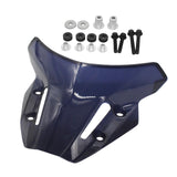 Maxbell Motorcycle Windshield Motorbike Wind Deflector for Yamaha FZ09 Blue
