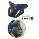 Maxbell Motorcycle Windshield Motorbike Wind Deflector for Yamaha FZ09 Blue