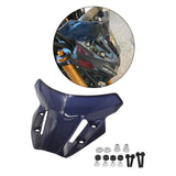Maxbell Motorcycle Windshield Motorbike Wind Deflector for Yamaha FZ09 Blue
