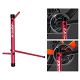 Maxbell Bicycle Parking Rack Stand Detachable for Cleaning Maintenance Garage Red