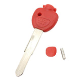 Maxbell Motorcycle Blank Key Uncut Blade for Majesty 250 Part Accessories Red