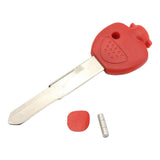 Maxbell Motorcycle Blank Key Uncut Blade for Majesty 250 Part Accessories Red