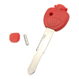Maxbell Motorcycle Blank Key Uncut Blade for Majesty 250 Part Accessories Red