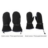 Maxbell Heating Gloves Anti Slip Windproof for Winter Sports Hiking Outdoor 1 level
