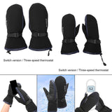 Maxbell Heating Gloves Anti Slip Windproof for Winter Sports Hiking Outdoor 1 level