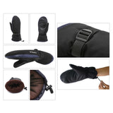 Maxbell Heating Gloves Anti Slip Windproof for Winter Sports Hiking Outdoor 3 Levels L