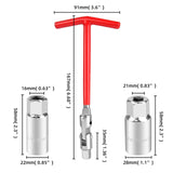 Maxbell Universal Spark Plug Socket Wrench car Motorcycle Parts 16mm 21mm Socket