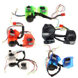 Maxbell 2Pcs 22mm Motorcycle Handlebar Switches Replaces 12V for LC135 Black