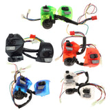 Maxbell 2Pcs 22mm Motorcycle Handlebar Switches Replaces 12V for LC135 Black
