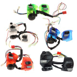 Maxbell 2Pcs 22mm Motorcycle Handlebar Switches Replaces 12V for LC135 Black