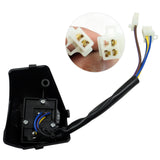Maxbell 2Pcs 22mm Motorcycle Handlebar Switches Replaces 12V for LC135 Black