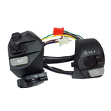 Maxbell 2Pcs 22mm Motorcycle Handlebar Switches Replaces 12V for LC135 Black