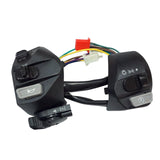 Maxbell 2Pcs 22mm Motorcycle Handlebar Switches Replaces 12V for LC135 Black
