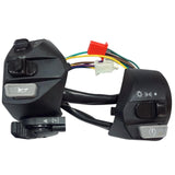 Maxbell 2Pcs 22mm Motorcycle Handlebar Switches Replaces 12V for LC135 Black