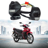 Maxbell 2Pcs 22mm Motorcycle Handlebar Switches Replaces 12V for LC135 Black