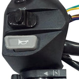 Maxbell 2Pcs 22mm Motorcycle Handlebar Switches Replaces 12V for LC135 Black