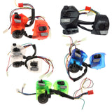 Maxbell 2Pcs 22mm Motorcycle Handlebar Switches Replaces 12V for LC135 Black