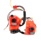 Maxbell 2Pcs 22mm Motorcycle Handlebar Switches Replaces 12V for LC135 Red