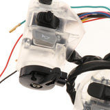 Maxbell 2Pcs 22mm Motorcycle Handlebar Switches Replaces 12V for LC135 Transparent